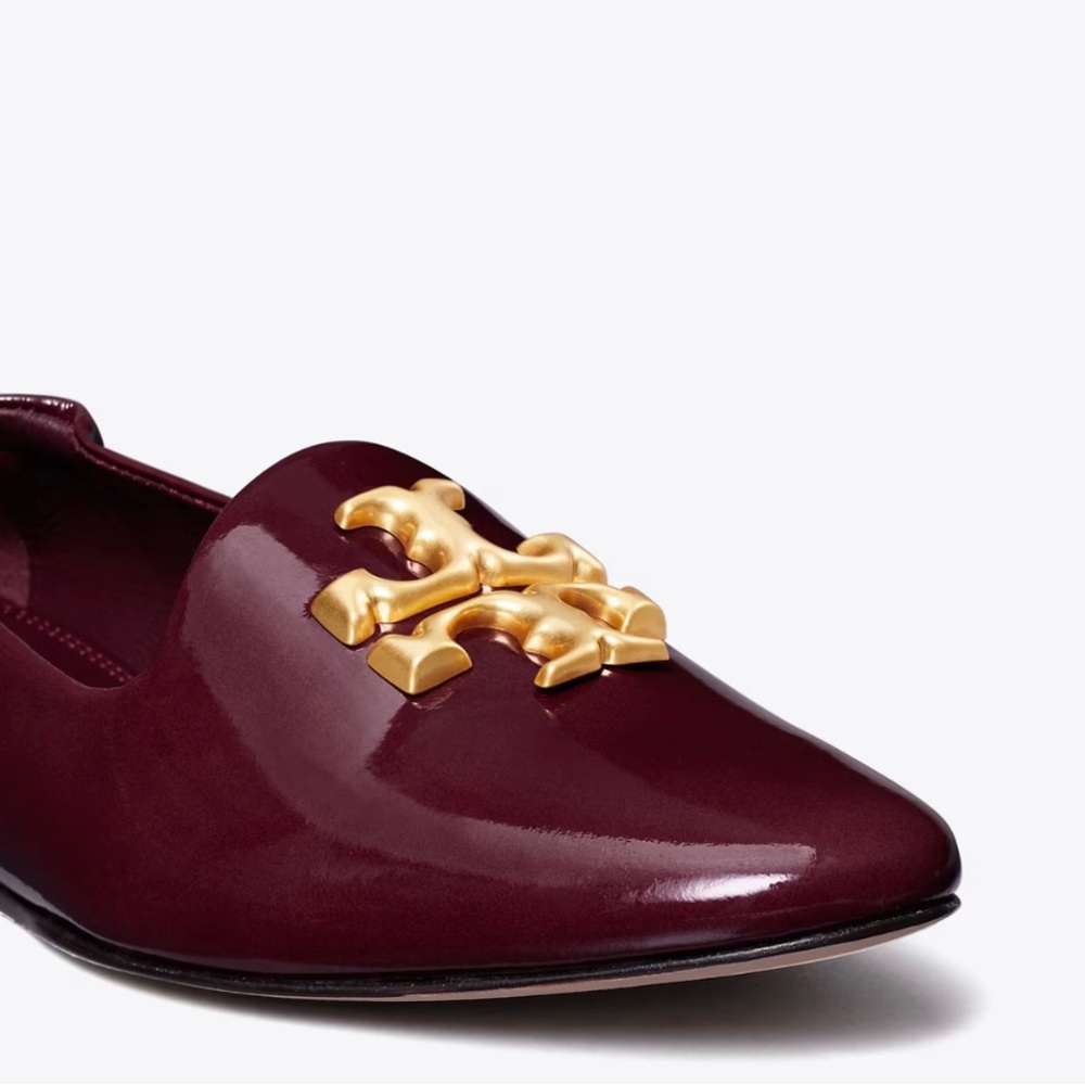 Brands New, Never Used, NWT. Tory Burch Eleanor Loafers: Vintage Eggplant size 8